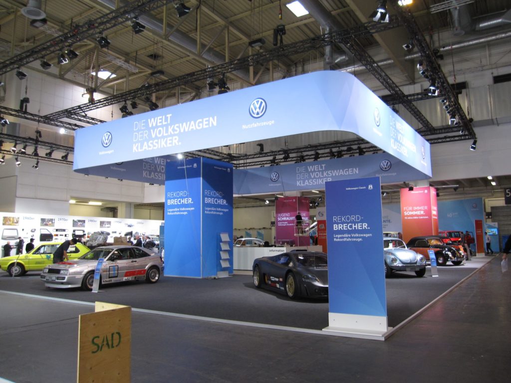 VW Techno Classica | Beispiel Standbau | Messebau | Maedebach aus Braunschweig